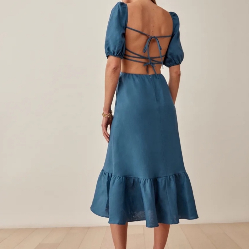 Reformation Maryam Linen Dress